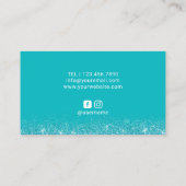 Lashes Makeup Artist Glam Glitter Eyelash Blauwgro Visitekaartje (Achterkant)