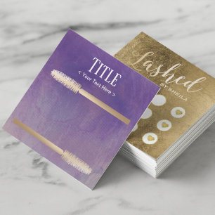 Lashes Makeup Artist Gold & Paarse Loyalty Punch