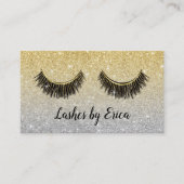 Lashes Makeup Artist Gold & Silver Glitter Loyalty (Voorkant)