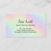 Lashes Makeup Artist Holographic Pastel Loyalty (Achterkant)