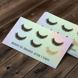 Lashes Makeup Artist Holographic Pastel Loyalty