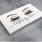 Lashes Makeup Artist Long Eyelash Extensions Visitekaartje