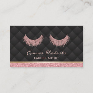 Lashes Makeup Artist Luxury Eyelash Extensions Visitekaartje