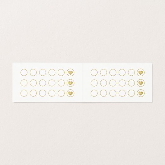 Lashes Makeup Artist Manicurist Floral Loyalty Kaart (Binnenkant ongevouwen)