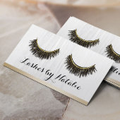Lashes Makeup Artist Modern Gold Border Loyalty
