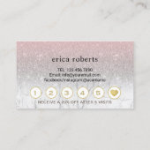 Lashes Makeup Artist Pink Marble Loyalty (Achterkant)