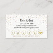 Lashes Makeup Artist Roos Gold Confetti Loyalty (Achterkant)