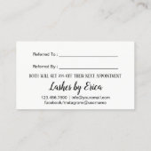 Lashes Makeup Artist Roos Gold Confetti Referral (Achterkant)