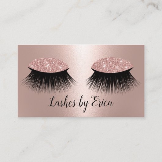 Lashes Makeup Artist Roos Gold Foil Salon Loyalty (Voorkant)