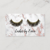 Lashes Makeup Artist Roos Gold Marble Loyalty (Voorkant)
