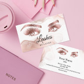 Lashes Makeup Artist Roos Gold Mascara Brows Busin Visitekaartje