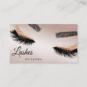 Lashes Makeup Artist Roos Gold Mascara Brows Visitekaartje (Voorkant)