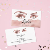 Lashes Makeup Artist Roos Gold Mascara Brows Visitekaartje