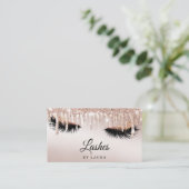 Lashes Makeup Artist Roos Gold Mascara Brows Visitekaartje (Staand voorkant)