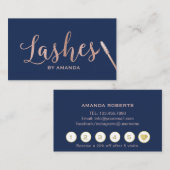 Lashes Makeup Artist Roos Gold Navy Loyalty (Voorkant / Achterkant)