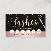 Lashes Makeup Artist Roos Gold Script Loyalty (Voorkant)