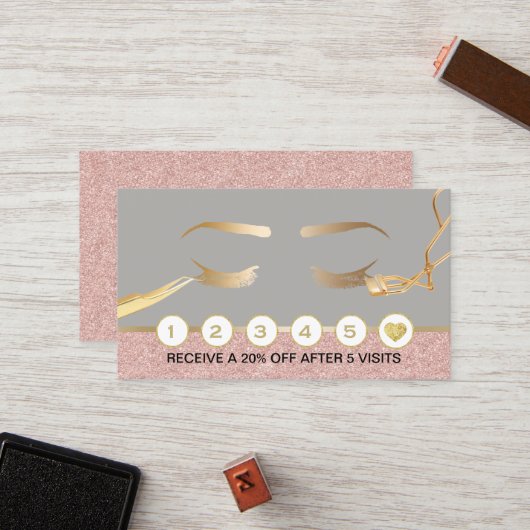 Lashes Makeup Artist Roos Gold & Silver Loyalty (Voorkant / Achterkant in situ)