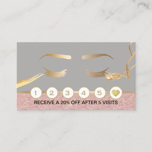 Lashes Makeup Artist Roos Gold & Silver Loyalty (Voorkant)