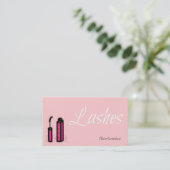 Lashes Makeup Artist Visitekaartje (Staand voorkant)