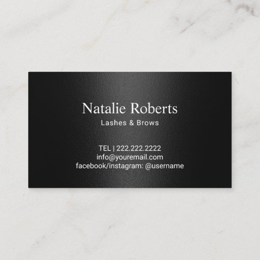 Lashes Makeup Hair Salon Black Drift Loyalty (Achterkant)