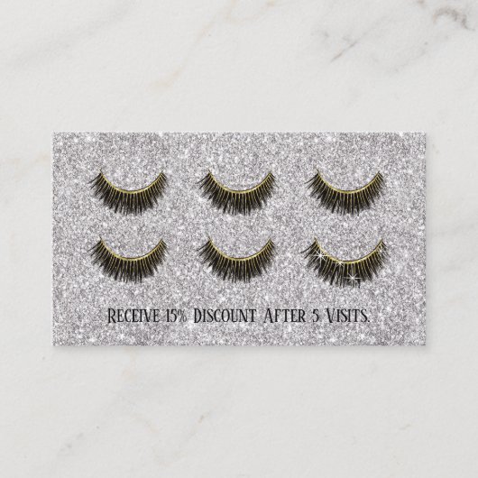 Lashes Makeup kunstenaar Modern Silver Loyalty (Voorkant)
