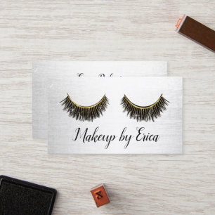 Lashes Makeup kunstenaar Modern Silver Salon Loyal Klantenkaartje