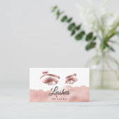 Lashes met Crown Make-up Artist Roos Gold Visitekaartje (Staand voorkant)