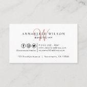 Lashes Modern Roos Gold Klantenkaartje (Achterkant)