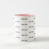 Lashes-Mok Tweekleurige Koffiemok (Center)