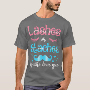 Lashes of staches Big Sister houdt van je seksreve T-shirt