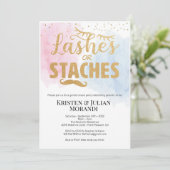 Lashes of Stages Gender Reopenbaart de Uitnodiging (Staand voorkant)