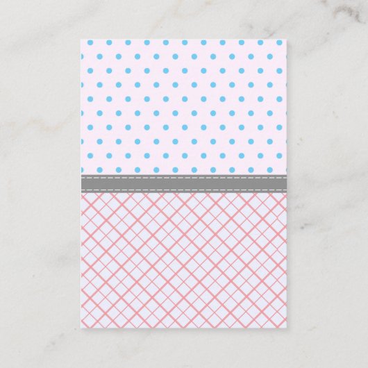 "Lashes or Staches" Modern Gender Reopenbaarmaking Advieskaart (Achterkant)