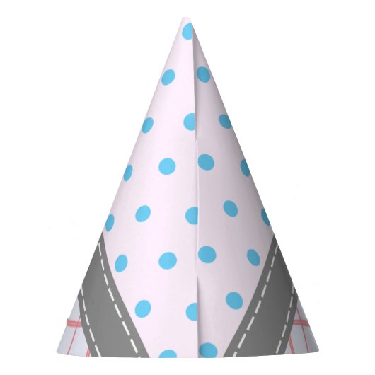 "Lashes or Staches" Modern Gender Reopenbaarmaking Feesthoedjes (Achterkant)