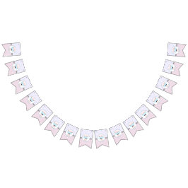 "Lashes or Staches" Modern Gender Reopenbaarmaking Vlaggetjes