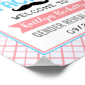 "Lashes or Staches" Poster (Hoek)