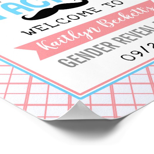 "Lashes or Staches" Poster (Hoek)