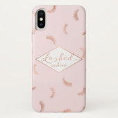 Lashes patroonroze/Roos Gold Case-Mate iPhone Case (Achterkant)