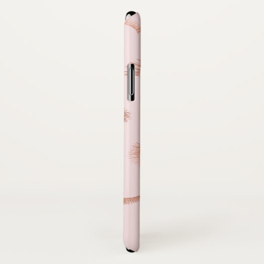 Lashes patroonroze/Roos Gold Case-Mate iPhone Case (Achterkant / rechts)