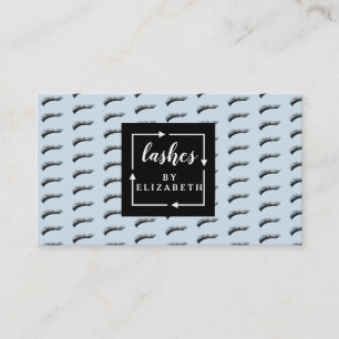 Lashes Pattern Lash Salon Visitekaartje