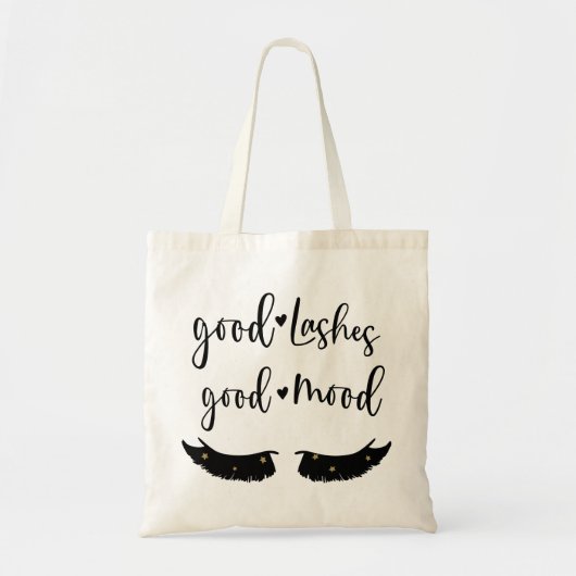 Lashes Quote Tote Bag (Voorkant)