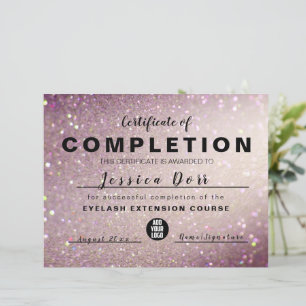 Lashes Roos Gold Dripping Glitter Award cursus