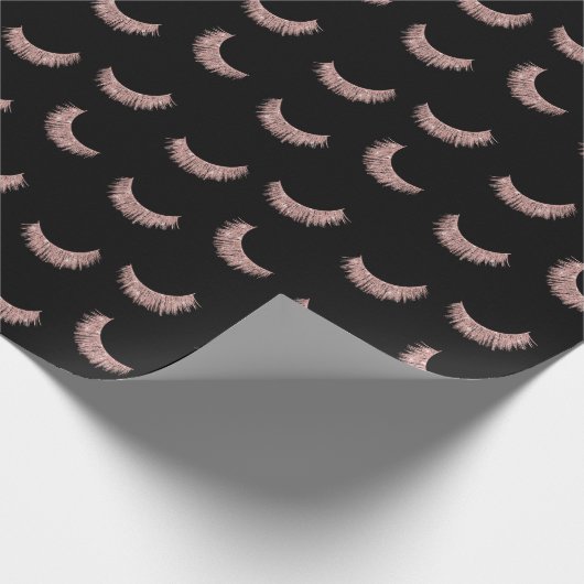 Lashes Roos Gold Eyelash Extensions Beauty Cadeaupapier (Hoek)