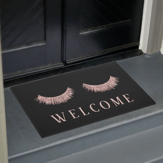 Lashes Roos Gold Eyelash Salon Welkom Deurmat