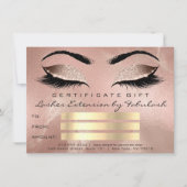 Lashes Roos Gold Makeup Artist Certificate Gift (Voorkant)