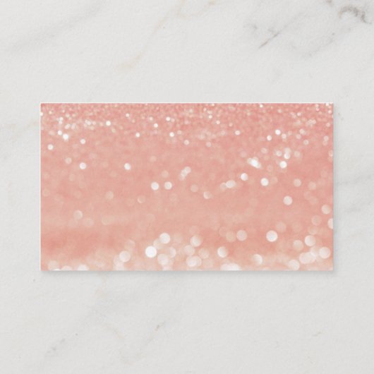 Lashes Roze Glitter Korting Dank u Visitekaartje (Achterkant)