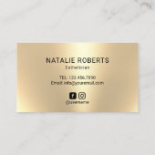 Lashes Salon Makeup Artiest Gold Drift Loyalty (Achterkant)