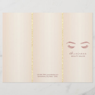 Lashes Salon Makeup kunstenaar Ivory Pearl Tri-Fol