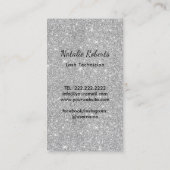 Lashes Skull Beauty Modern Eyelash Extensions Visitekaartje (Achterkant)