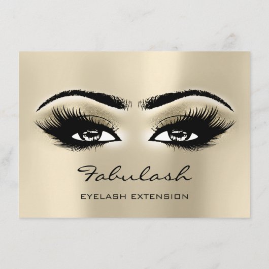 Lashes SPA Makeup Certificate Gift Eyes (Achterkant)