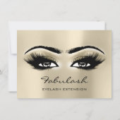 Lashes SPA Makeup Certificate Gift Eyes (Achterkant)